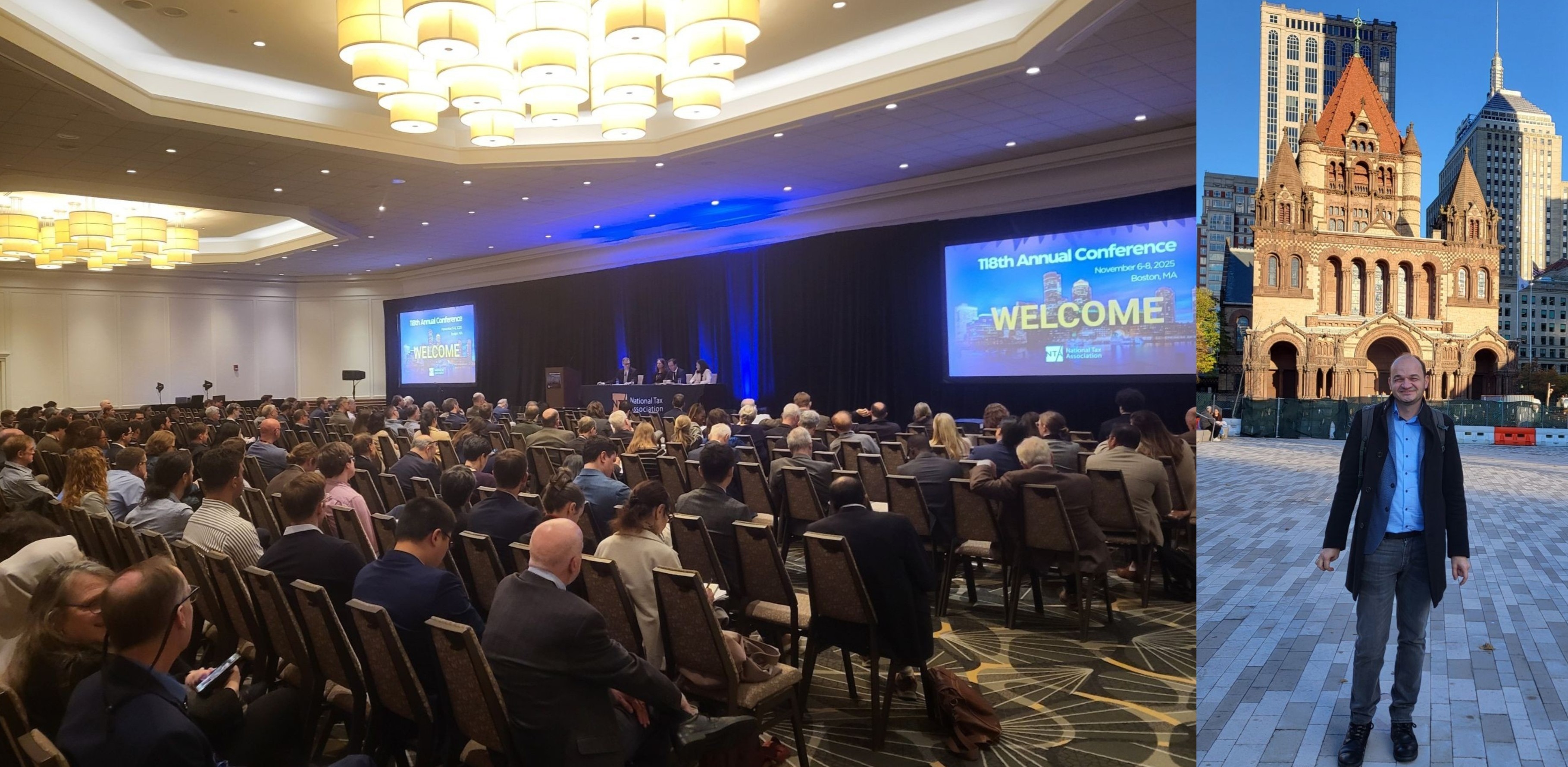 118th NTA Conference 2025 in Boston; rechts Prof. Sebastian Eichfelder (Foto: Sebastian Eichfelder)